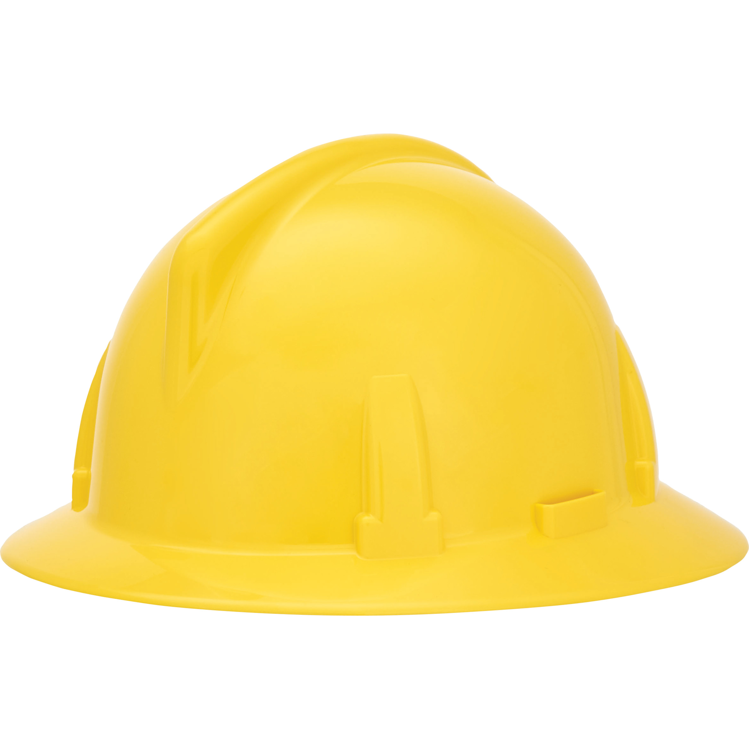 Topgard Slotted Hat, Yellow, w/Fas-Trac III Suspension